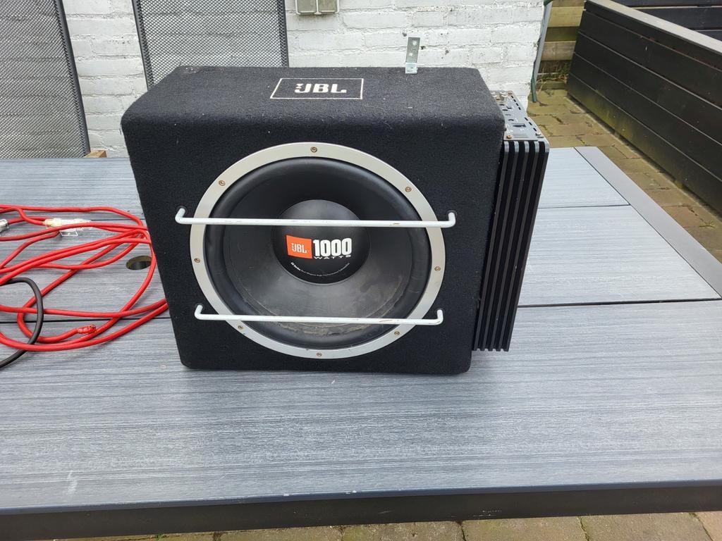 JBL Subwoofer 1000W met Renegade RXR1000D Versterker, Ophalen
