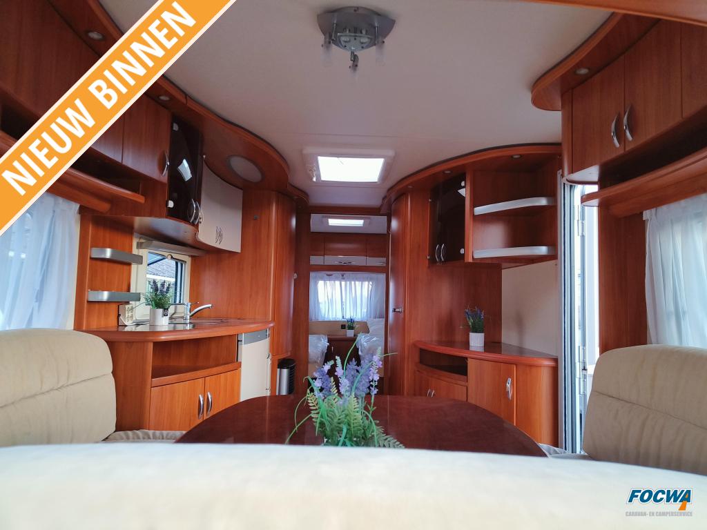 Hobby Excelsior 610 UL Mover 2 Enkele Bedden Zit, Rondzit, Hobby, Schokbreker, Bedrijf