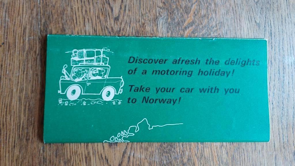 NOORWEGEN: 9x autorit ca 1970, Europa, Ophalen of Verzenden, Brochure, Gelezen