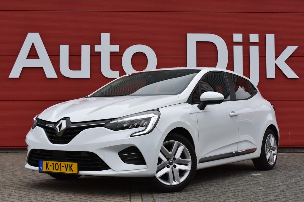 Renault Clio 1.0 TCe Bi-Fuel Zen LED | Carplay | Navi | Airc, Voorwielaandrijving, Stof, Gebruikt, Met garantie (alle)