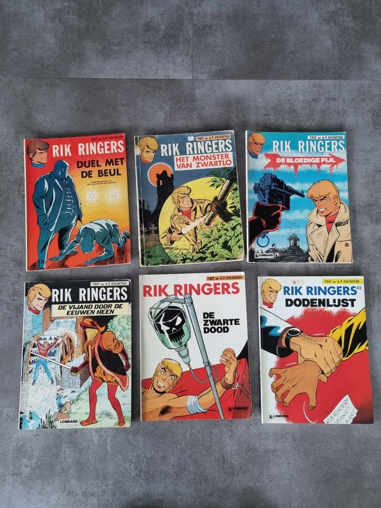 Rik Ringers Stripboeken Collectie - 6 delen, Meerdere stripboeken, Ophalen of Verzenden, Gelezen, Tibet en A.P. Duchâteau