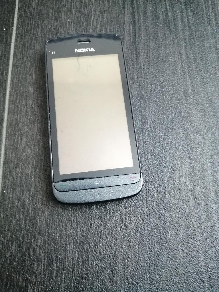 MOET NU WEG!! NOKIA C5-03 MOBIELE SMARTPHONE TOUCH MOBILE, Telecommunicatie, Mobiele telefoons | Nokia, Gebruikt, Verzenden, Zwart
