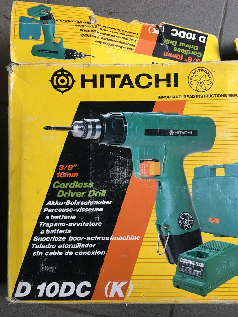 Hitachi schroef machine ZONDER ACCU, Ophalen, Variabele snelheid, Boor- en Schroefmachine, Gebruikt