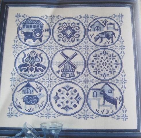 Borduurpatroon  Holland  merklap   nr 8718, Verzenden, Nieuw, Handborduren, Patroon