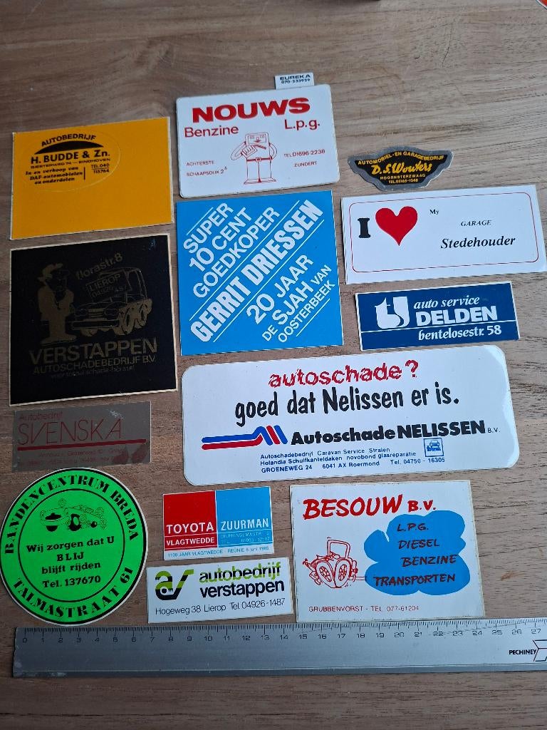 Stickers auto/schade bedrijven, Ophalen of Verzenden, Zo goed als nieuw, Auto of Motor