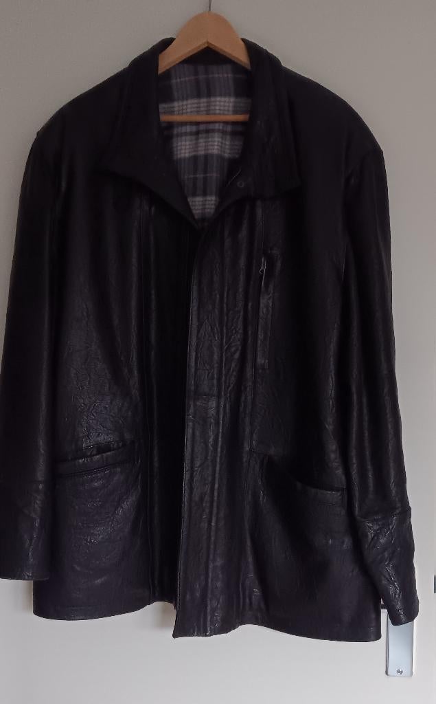 mooie leren jas, maat 54 / XXL Z.G.A.N., Ophalen of Verzenden, Zo goed als nieuw, Overige maten, Zwart