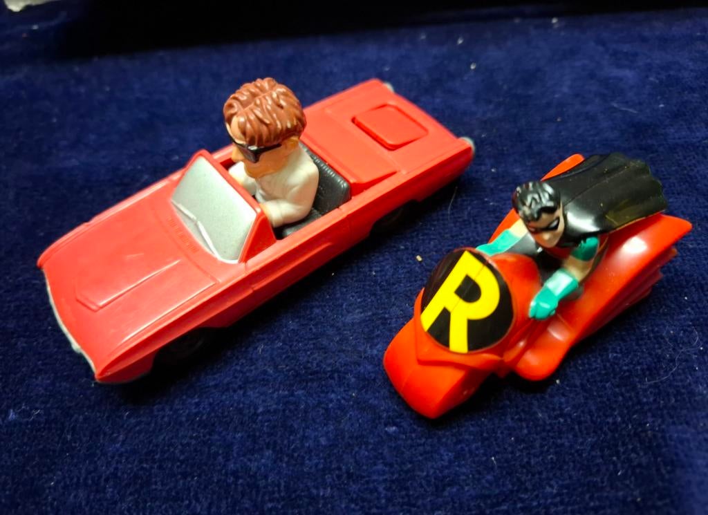 Leuke McDonald's figuren: Batman en Robin mobielen, Ophalen of Verzenden, Gebruikt, Jongen of Meisje