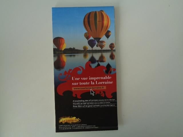 5448-5-1 : landkaart / wegenkaart Lotharingen, Nieuw, Ophalen of Verzenden, Landkaart, 1800 tot 2000