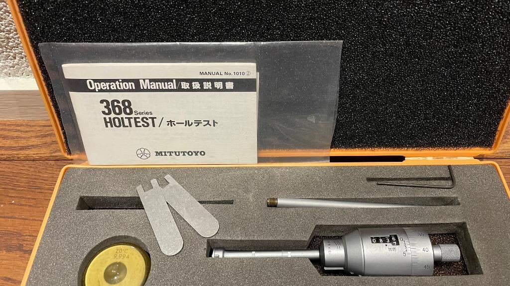 Mitutoyo 368-911 3-Punts met Telwerk 6-12 Binnenschroefmaten, -, Ophalen of Verzenden, Zo goed als nieuw, Mitutoyo