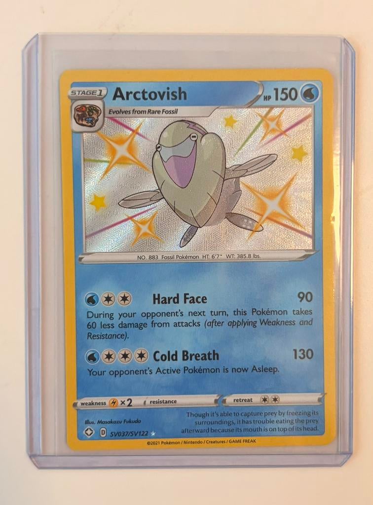 Arctovish SV037/SV122 | Shining Fates Shiny Rare kaart, Ophalen of Verzenden, Zo goed als nieuw, Losse kaart