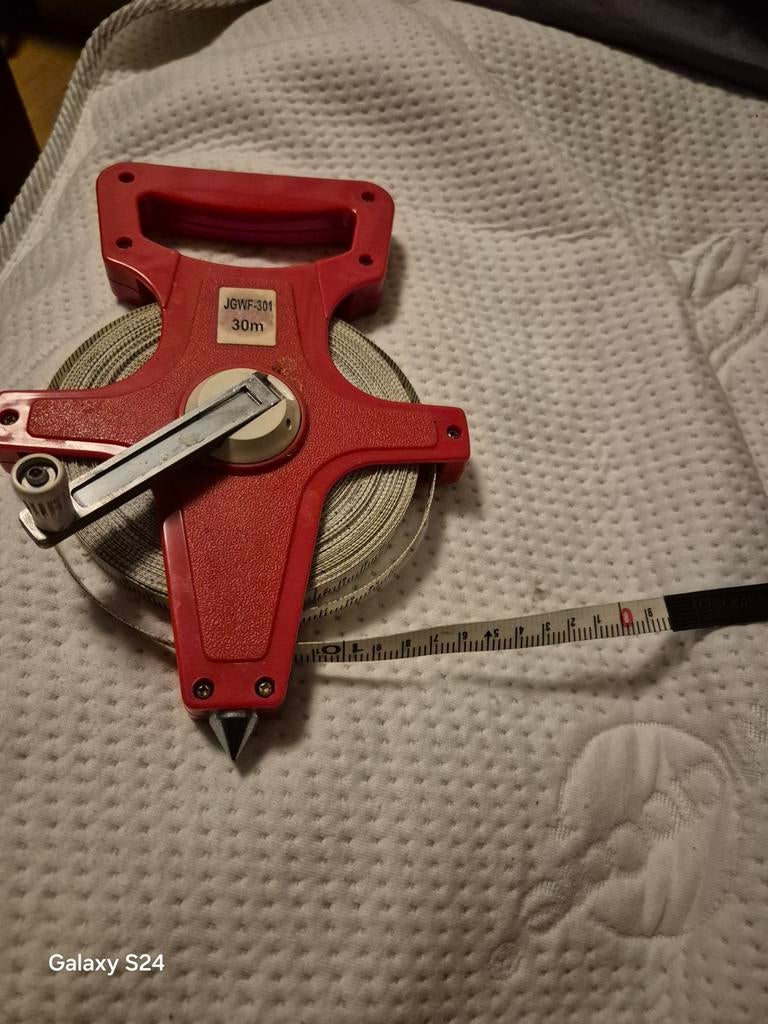 Meetlint 30 meter, Ophalen of Verzenden