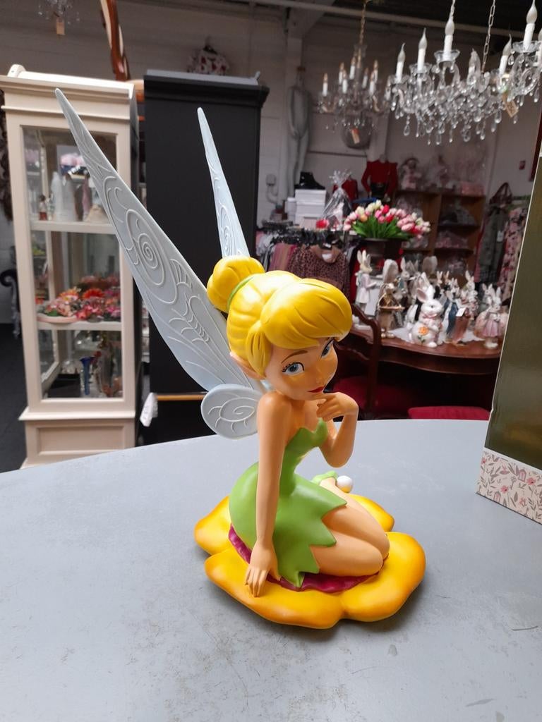 Disney beeld Tinkerbell nieuw in doos, Ophalen of Verzenden, Zo goed als nieuw, Beeldje of Figuurtje