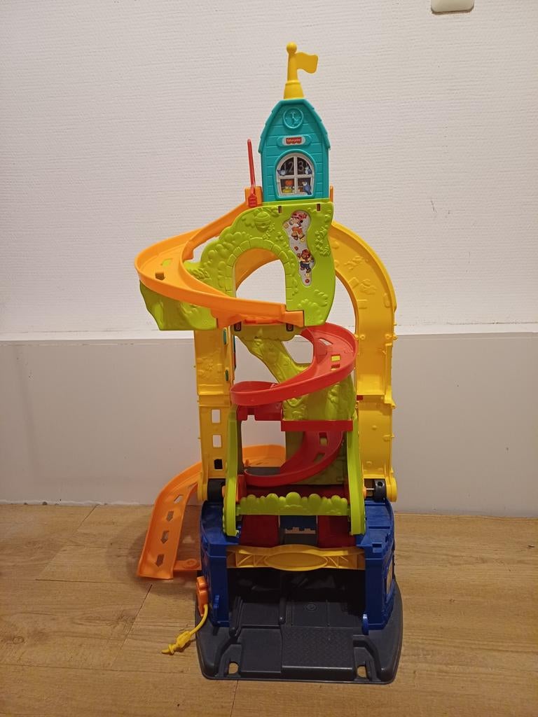 Fisher Price Little People Wheelies Garage, Ophalen, Gebruikt, Bouwen, Met geluid