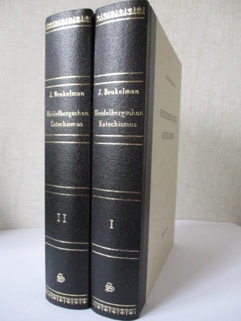 J. Beukelman: De Heidelbergschen Katechismus (2 delen)., Boeken, Godsdienst en Theologie, Christendom | Protestants, Ophalen of Verzenden