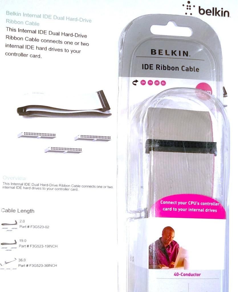 Belkin IDE kabel Ultra DMA ATA 40-wire 48cm UDMA EIDE ATAPI