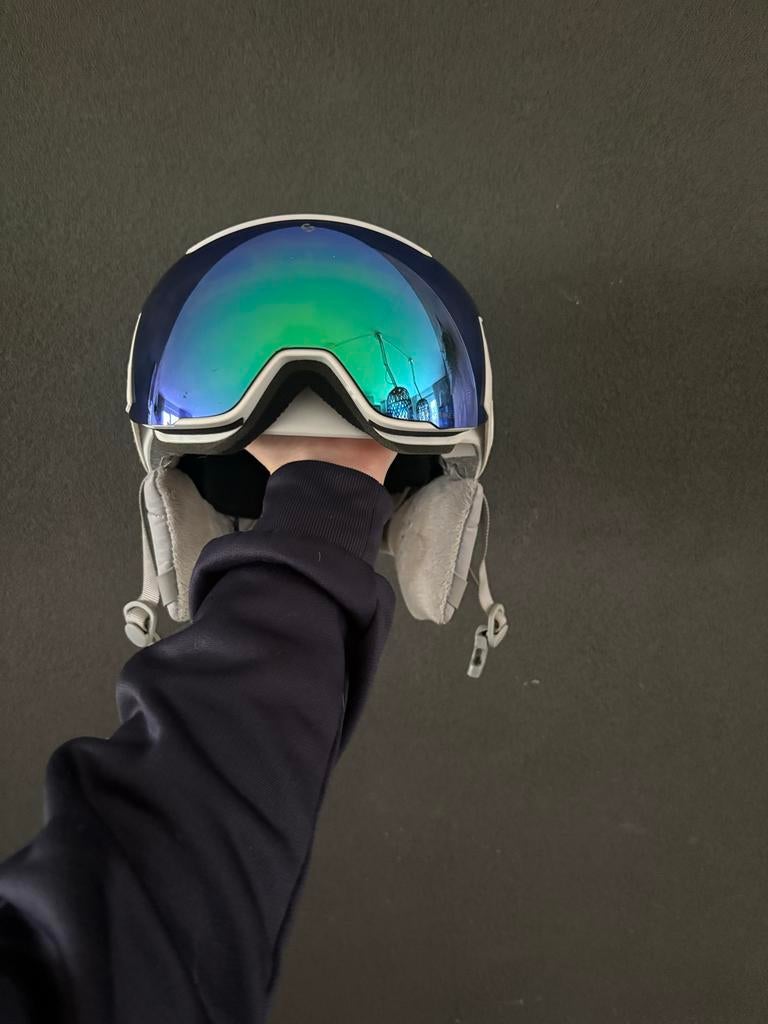 Ski helm en bril - 1 seizoen gedragen, Overige merken, Gebruikt, Overige typen, Ophalen of Verzenden