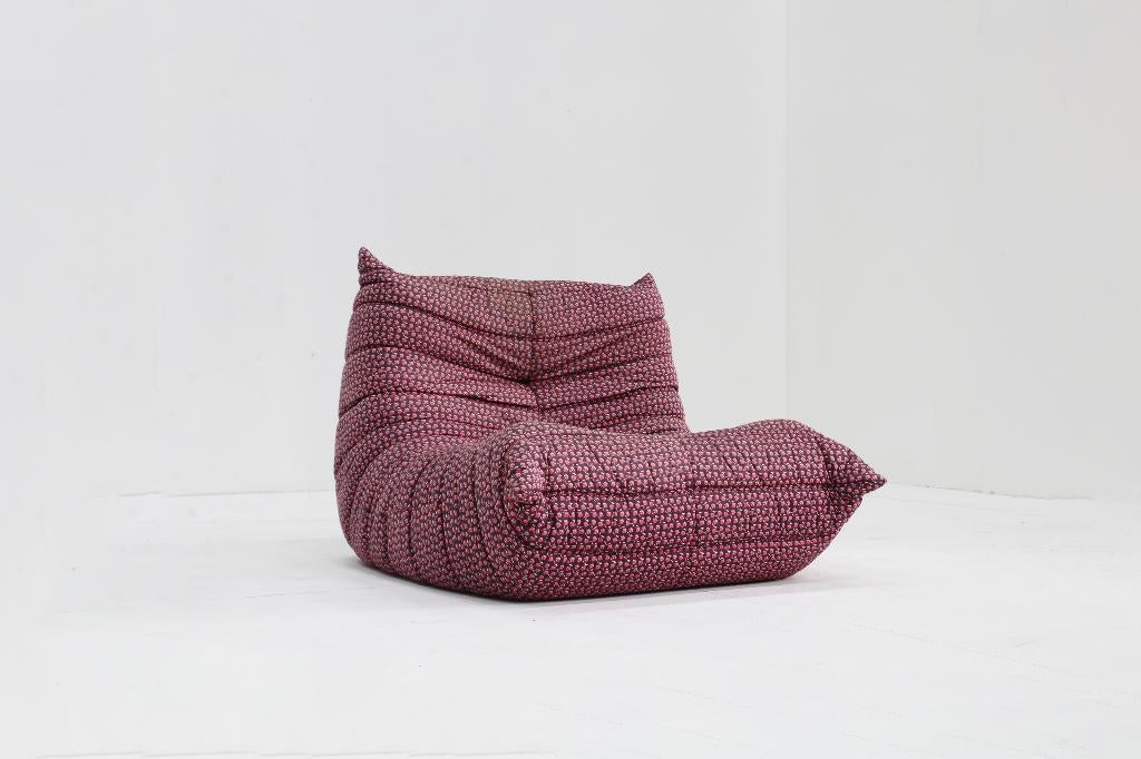 Vintage Togo 1zits fauteuil Ligne Roset Michel Ducaroy 1976, Huis en Inrichting, Fauteuils, Ophalen, Gebruikt, Vintage, 75 tot 100 cm