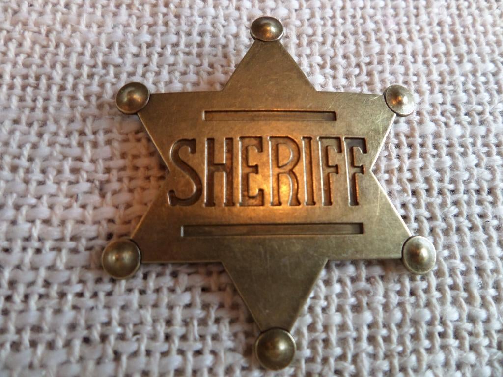 Western Sheriff badge, Ophalen of Verzenden, Nieuw