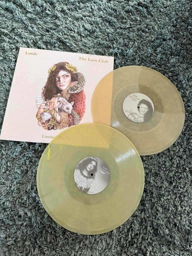 Lorde - The Love Club EP Bootleg Clear Goud gold Vinyl, Ophalen of Verzenden, Zo goed als nieuw, 12 inch