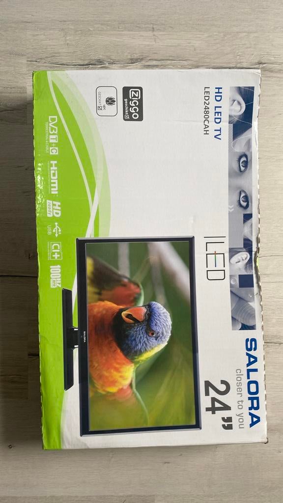 Salora 24" LED TV - Zo goed als nieuw!, LED, 50 Hz, HD Ready (720p), Zo goed als nieuw