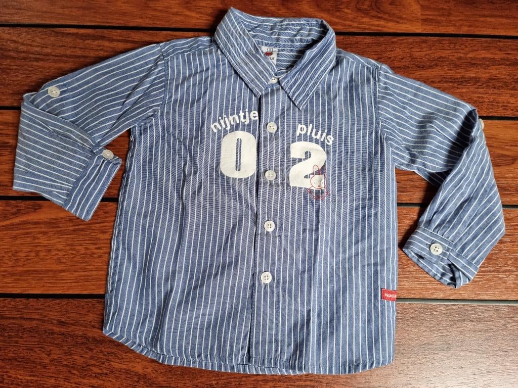 NIJNTJE blouse overhemd maat 80 ** SUPER LEUK ** ZGAN **, Kinderen en Baby's, Babykleding | Maat 80, Nijntje, Ophalen of Verzenden