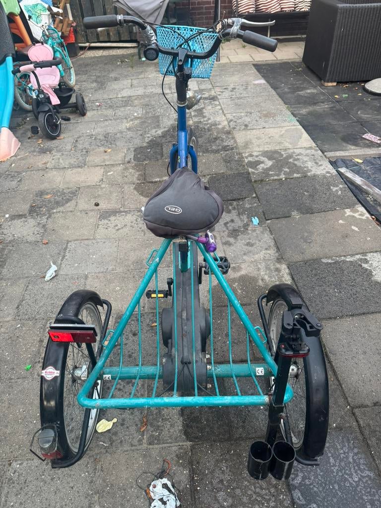 Driewielfietsen, Ophalen, Gebruikt