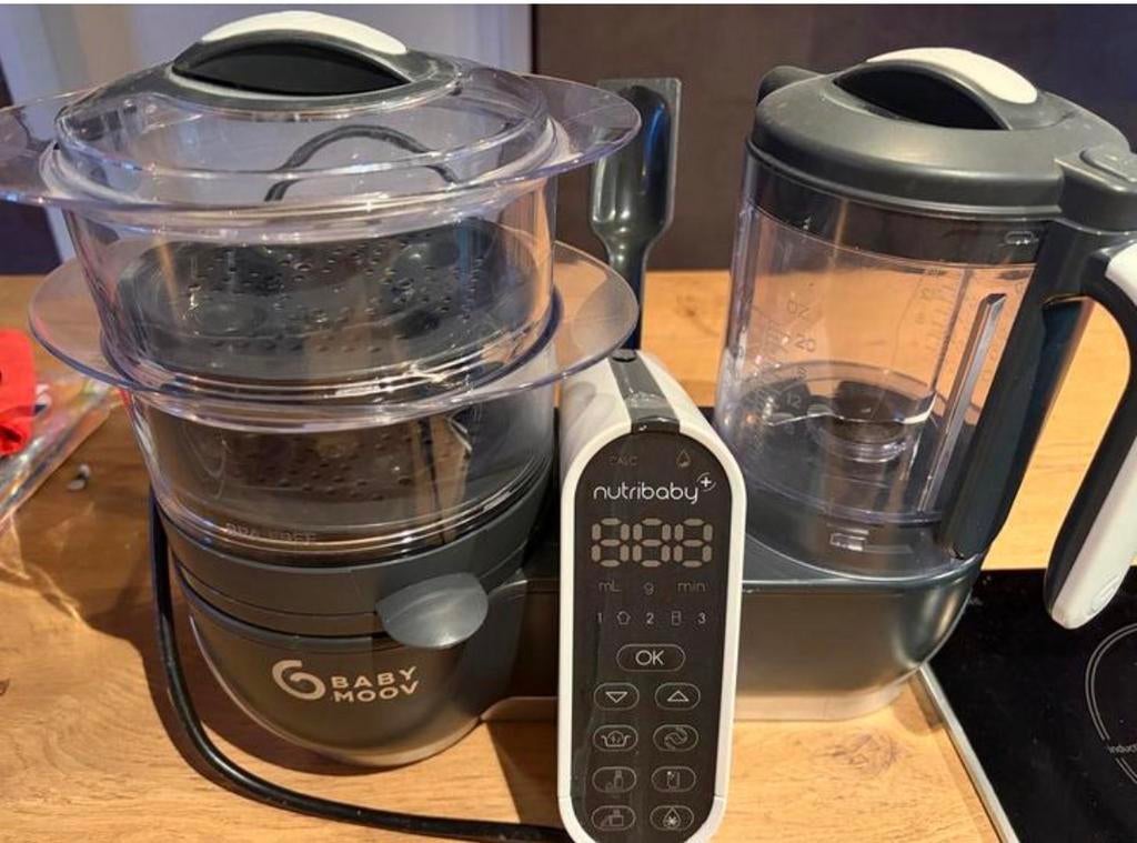 Babymoov Nutribaby+ Babyvoeding Maker, Ophalen of Verzenden, Zo goed als nieuw, Flessen- of potjesverwarmer