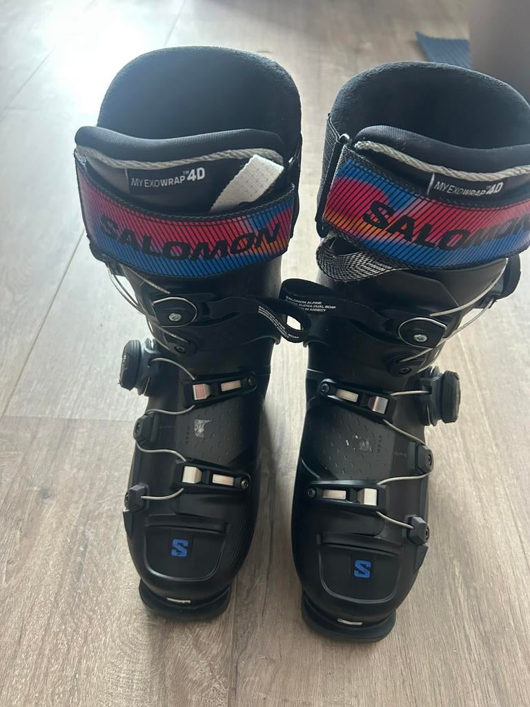 Skischoen Salomon S Pro, Sport en Fitness, Skiën en Langlaufen, 160 tot 180 cm, Schoenen, Zo goed als nieuw, Skiën
