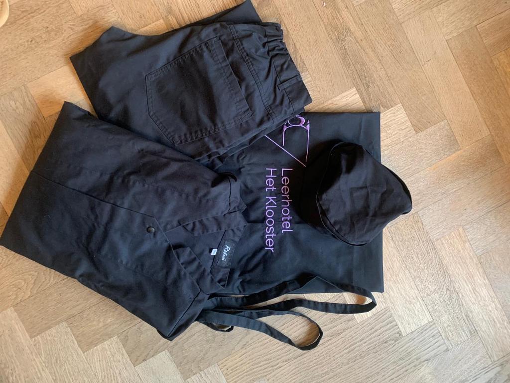 Kokskleding set: broek maat 46 & koksbuis S, Kleding | Heren, Ophalen of Verzenden, Zo goed als nieuw