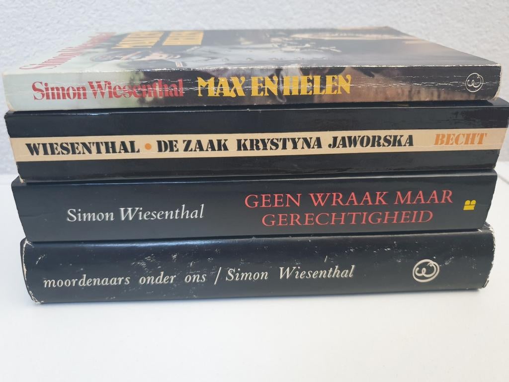 Simon Wiesenthal Boeken Collectie, Ophalen of Verzenden, Gelezen, Simon Wiesenthal