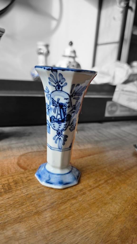 Delfts Blauw Vaasje, Ophalen of Verzenden