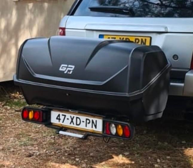 Towbox, trekhaakkoffer, bagagebox te huur, Ophalen