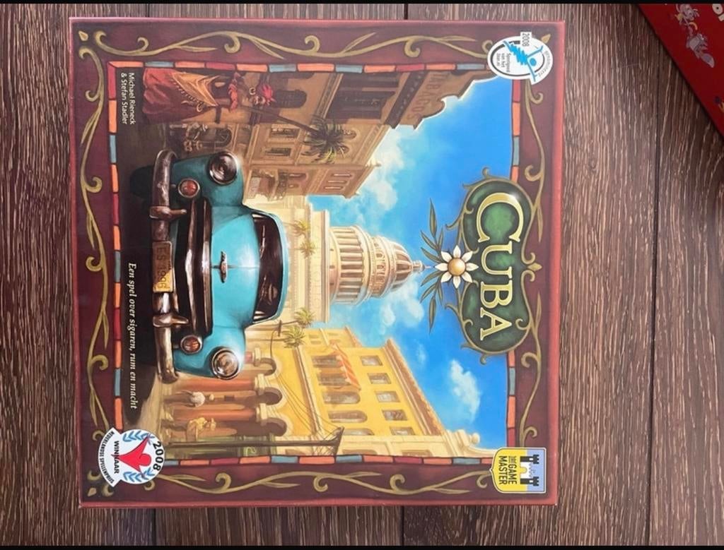 Cuba Bordspel - eenmaal mee gespeeld, Hobby en Vrije tijd, Gezelschapsspellen | Bordspellen, Zo goed als nieuw, Drie of vier spelers