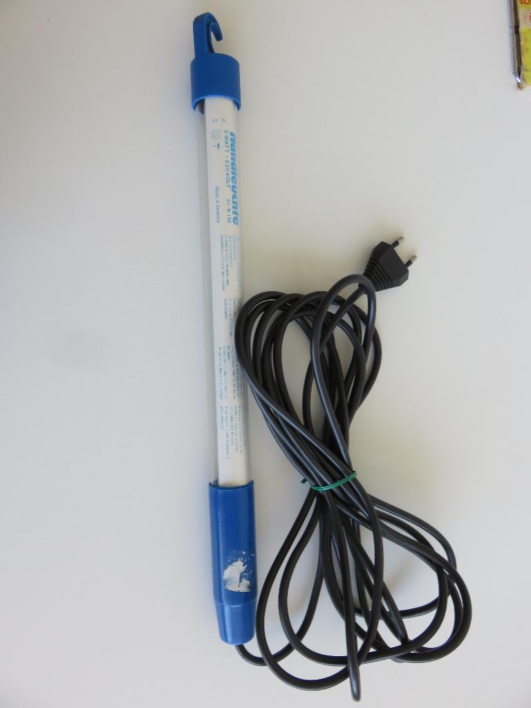 TL looplamp blauw, Doe-het-zelf en Verbouw, Bouwverlichting, Ophalen of Verzenden, Zo goed als nieuw, Minder dan 50 watt