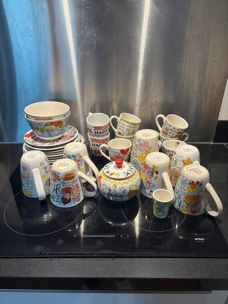 Blond servies, Ophalen, Zo goed als nieuw, Aardewerk, Blond Amsterdam