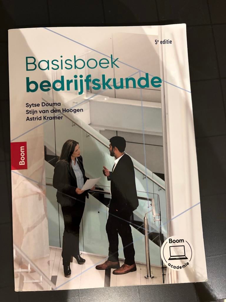 Basisboek Bedrijfskunde - 5e editie - Ongebruikt, Ophalen of Verzenden, Nieuw, HBO