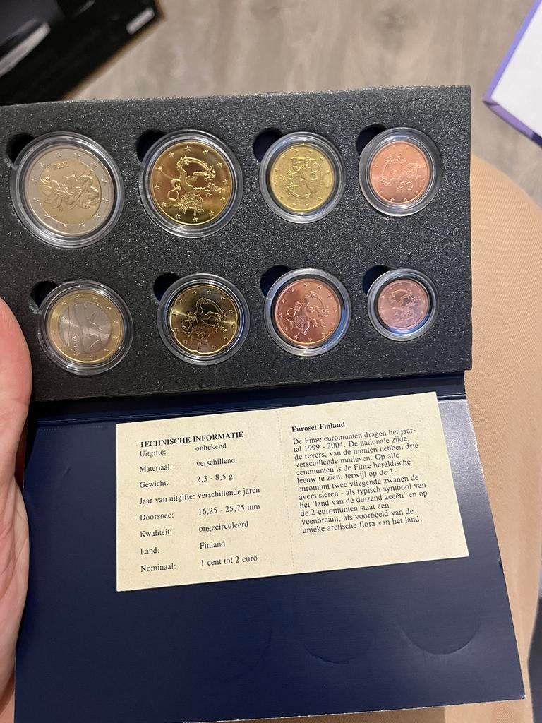 Euroset finland 2004/2001, Ophalen of Verzenden, Finland, Overige waardes, Setje