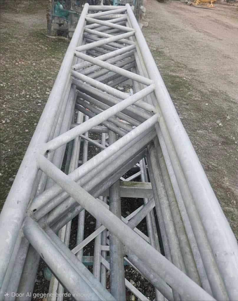 Layher allround onderdelen. Liggers, vlonders schoren etc., Ophalen, Gebruikt, ., Layher