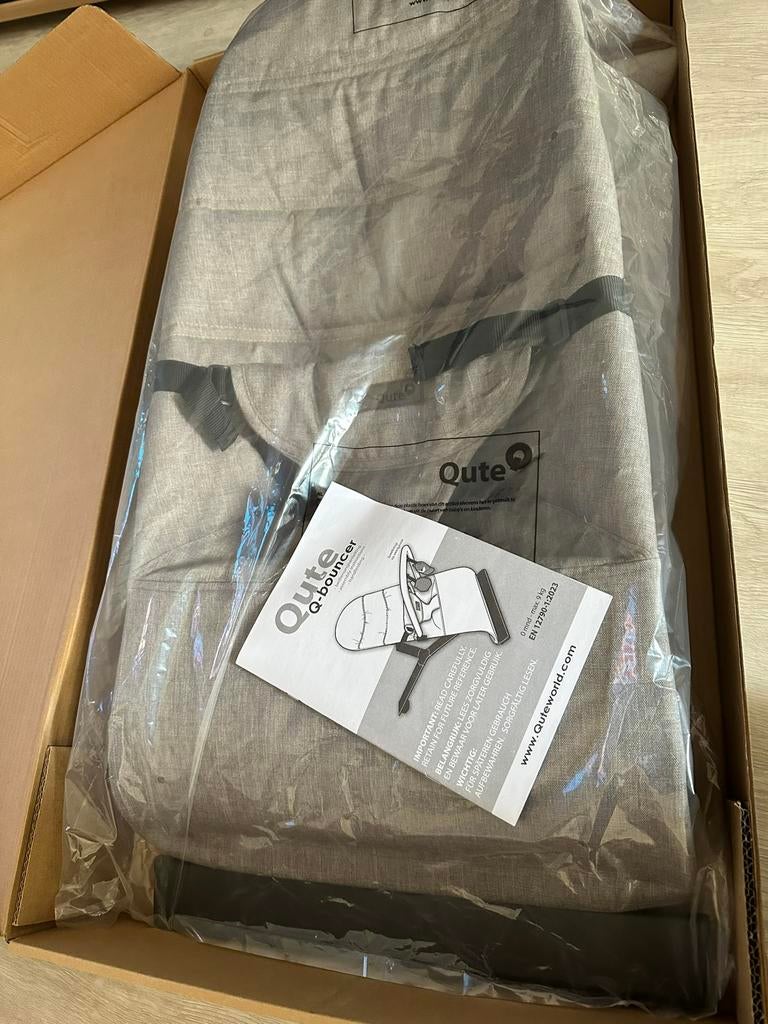 Qute Q-Bouncer wipstoel - Jeans Taupe, Overige merken, Verstelbaar, Nieuw, Wipstoel