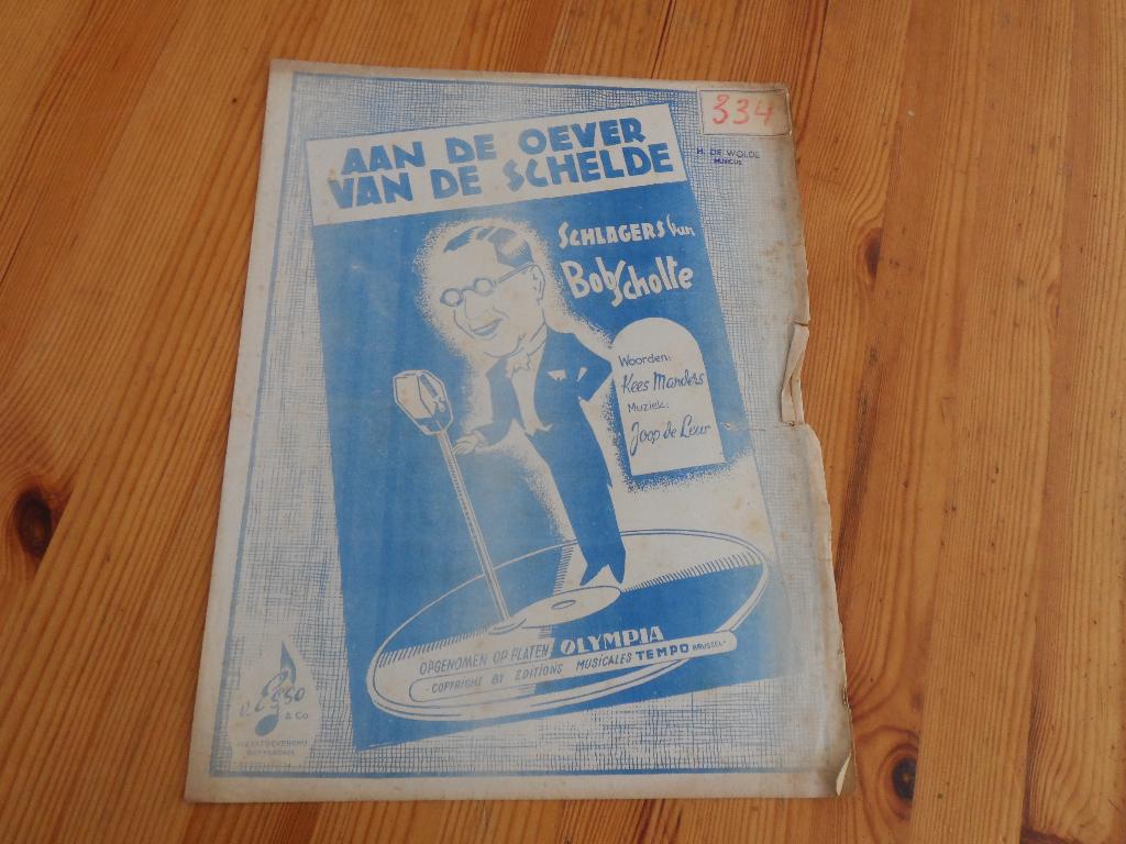 Aan de oever van de schelde - joop de leur / bob scholte, Zang, Gebruikt, Ophalen of Verzenden, Artiest of Componist