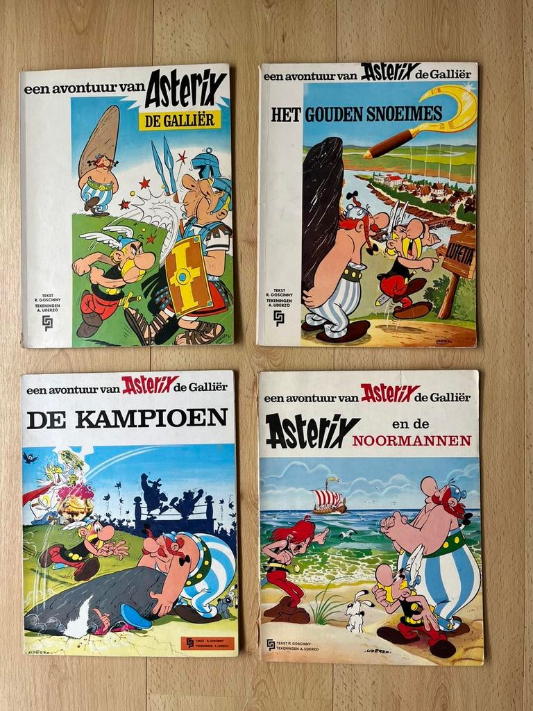 Asterix strips, Boeken, Meerdere stripboeken, Ophalen of Verzenden, Gelezen