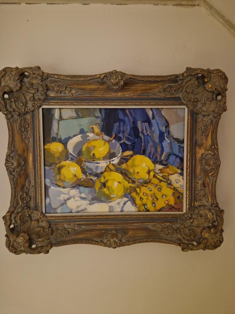 Stilleven met peren van Jos Leurs korting bij bellen, Ophalen of Verzenden