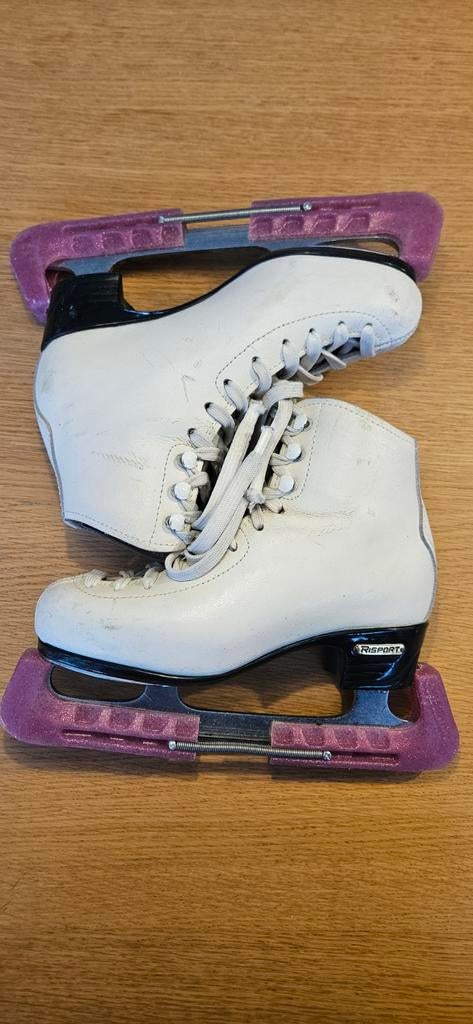 Risport kunstschaatsen, wit, maat 34,5(230 c), Ophalen, Gebruikt, Kunstschaatsen, Overige merken