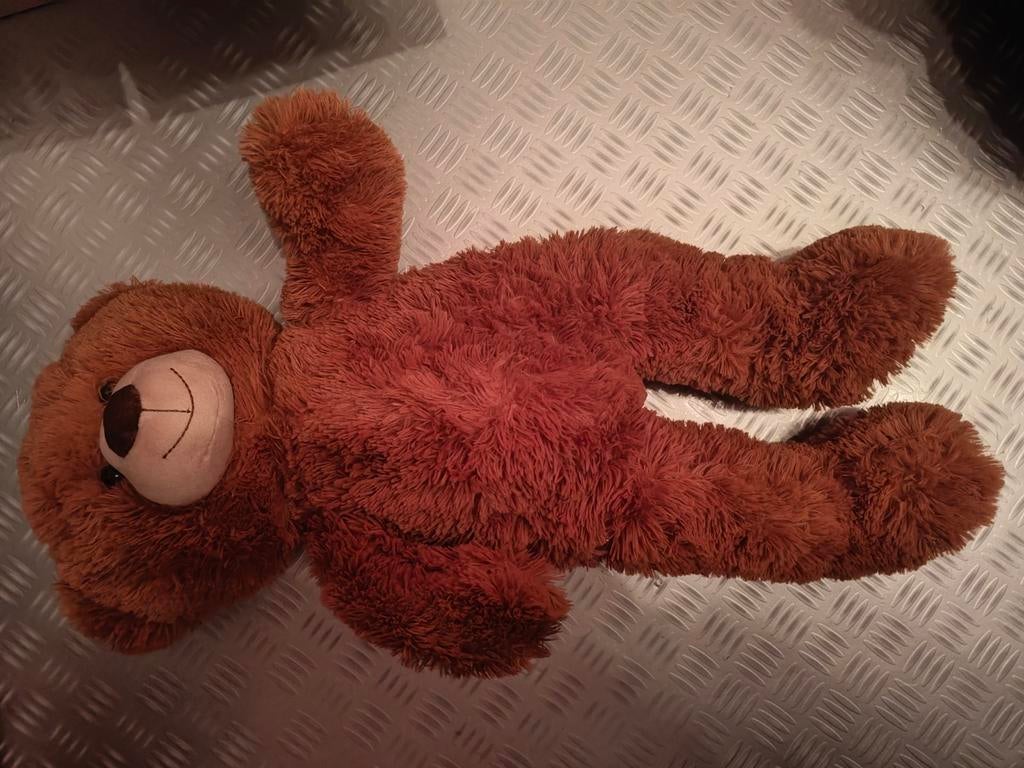 Bruine Knuffelbeer - 70 cm, Ophalen of Verzenden, Zo goed als nieuw, Beer