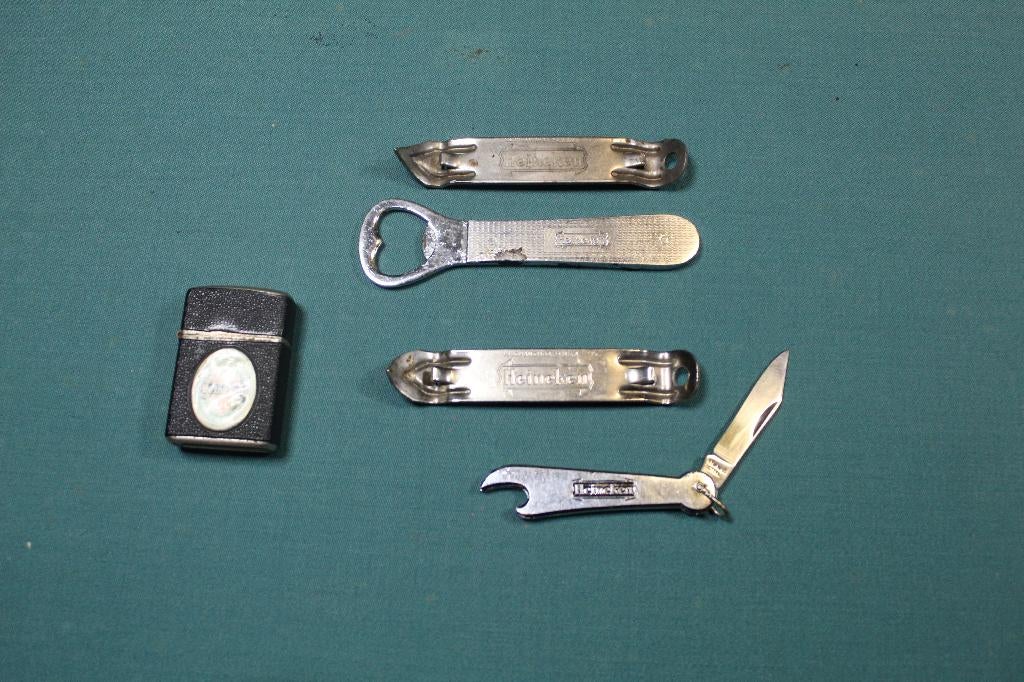 Heineken , aansteker , opener, Ophalen of Verzenden, Gebruikt, Overige typen, Heineken