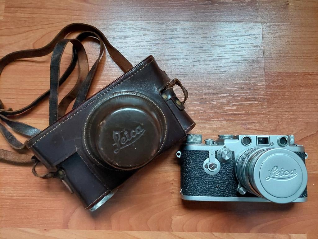 Leica DBP Ernst Leitz Wetzlar met bijpassende leren tas, Ophalen, Compact