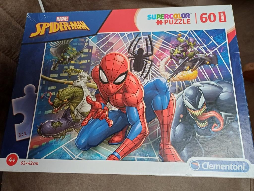 Marvel Spiderman puzzel, Ophalen, Meer dan 50 stukjes, 4 tot 6 jaar