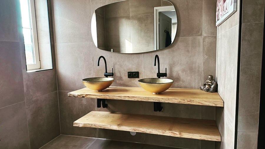 Mooie boomstam wandplanken en dergelijke, Ophalen, Zo goed als nieuw, Eiken