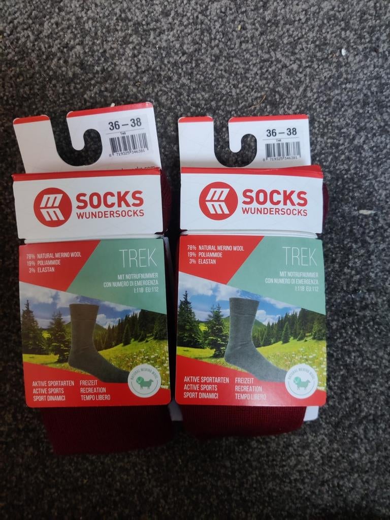 Wundersocks trek sokken., Ophalen of Verzenden, Zo goed als nieuw, Schoenen