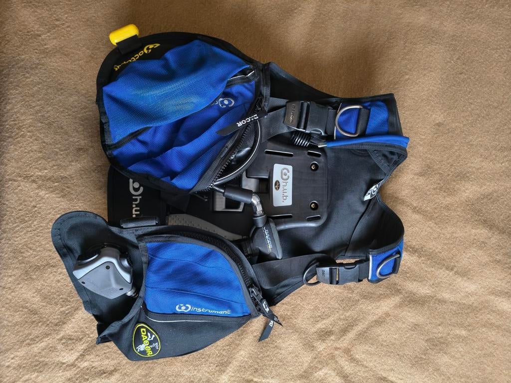 Dacor H.U.B. met Viper automaten & Seac Sub console maat M, Watersport en Boten, Duiken, Ophalen, Gebruikt, Trimvest of Wing